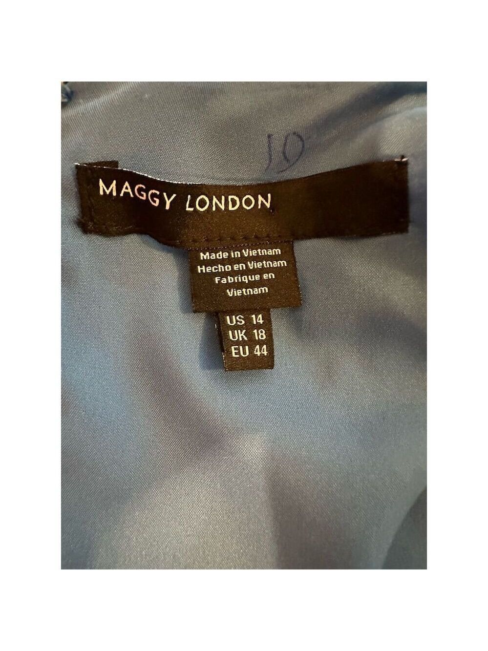 Maggy London Women's Floral Midi Dress Size 14 Multicolor Casual - Picture 6 of 7